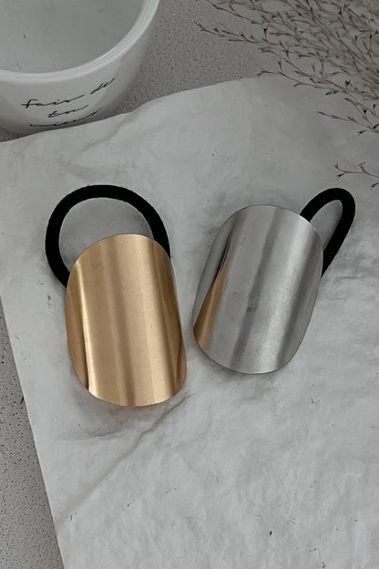 Exaggerated Geometric Metal Hair Cuff