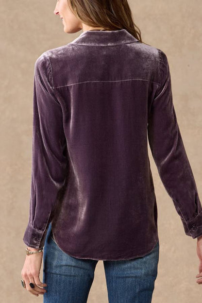 Juliana Velvet Shirt