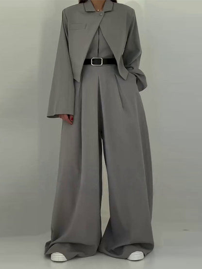 Tailored Pinstripe Two Piece Suit