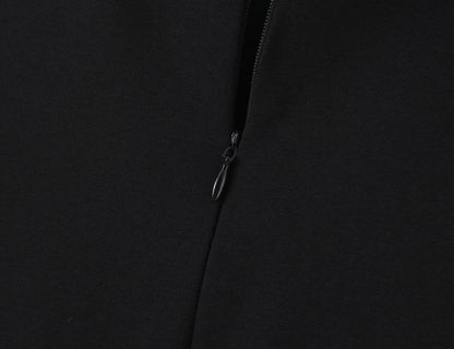 Summer Women Clothing Long Sleeve Zipper Slim Fit Jumpsuit Shorts