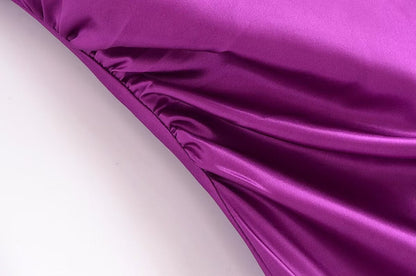 Summer Women Clothing Sling Pleated Design Inner Underwear Backless Dress