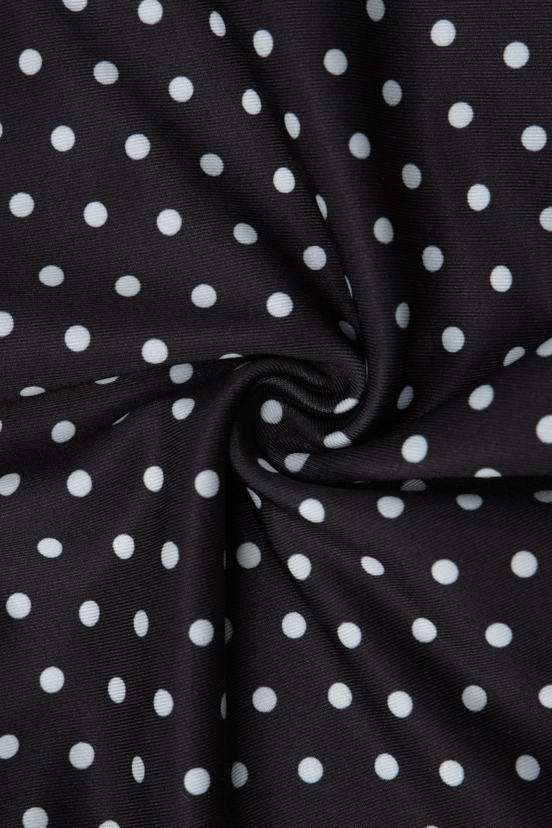 Cute Polka Dot Bow Detail Cami