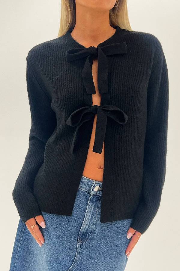 PCSILLY LS REV TIE KNIT NOOS BC