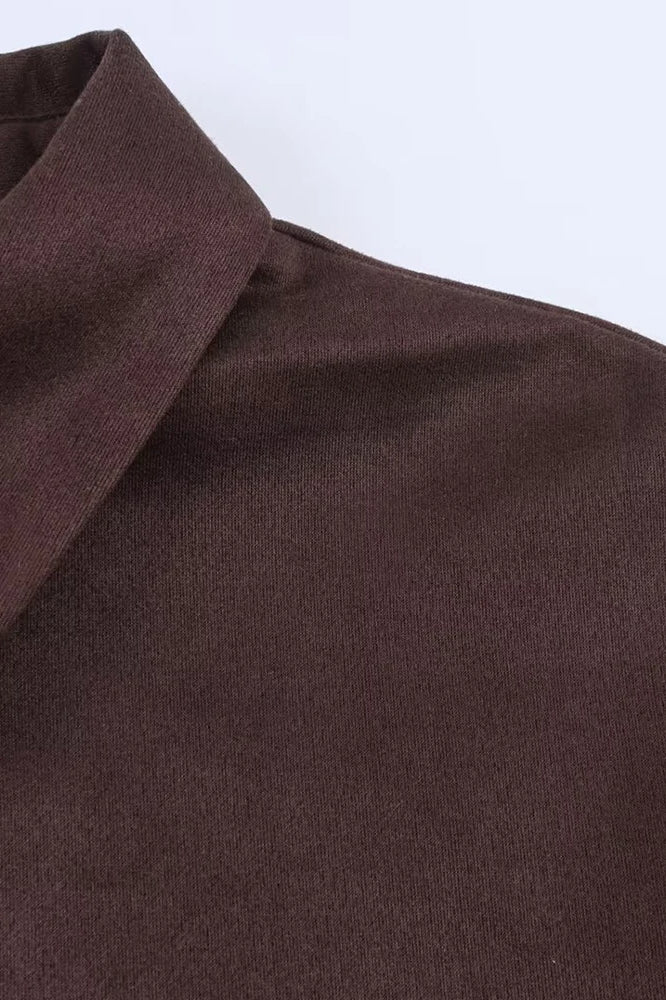 Lapel Casual Long Sleeve Jacket