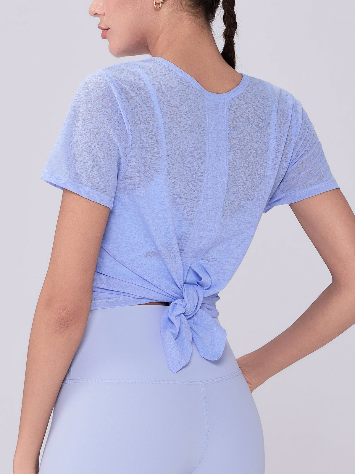 Spring Summer High-Grade Casual Slimming Yoga Jacket Loose Breathable Sports Blouse Hollow Out Cutout out Beauty Back Women Yoga Clothes