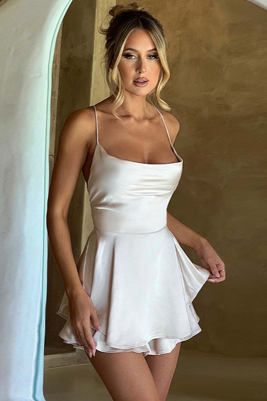Off Shoulder Bodycon Slip Graduation Party Dress