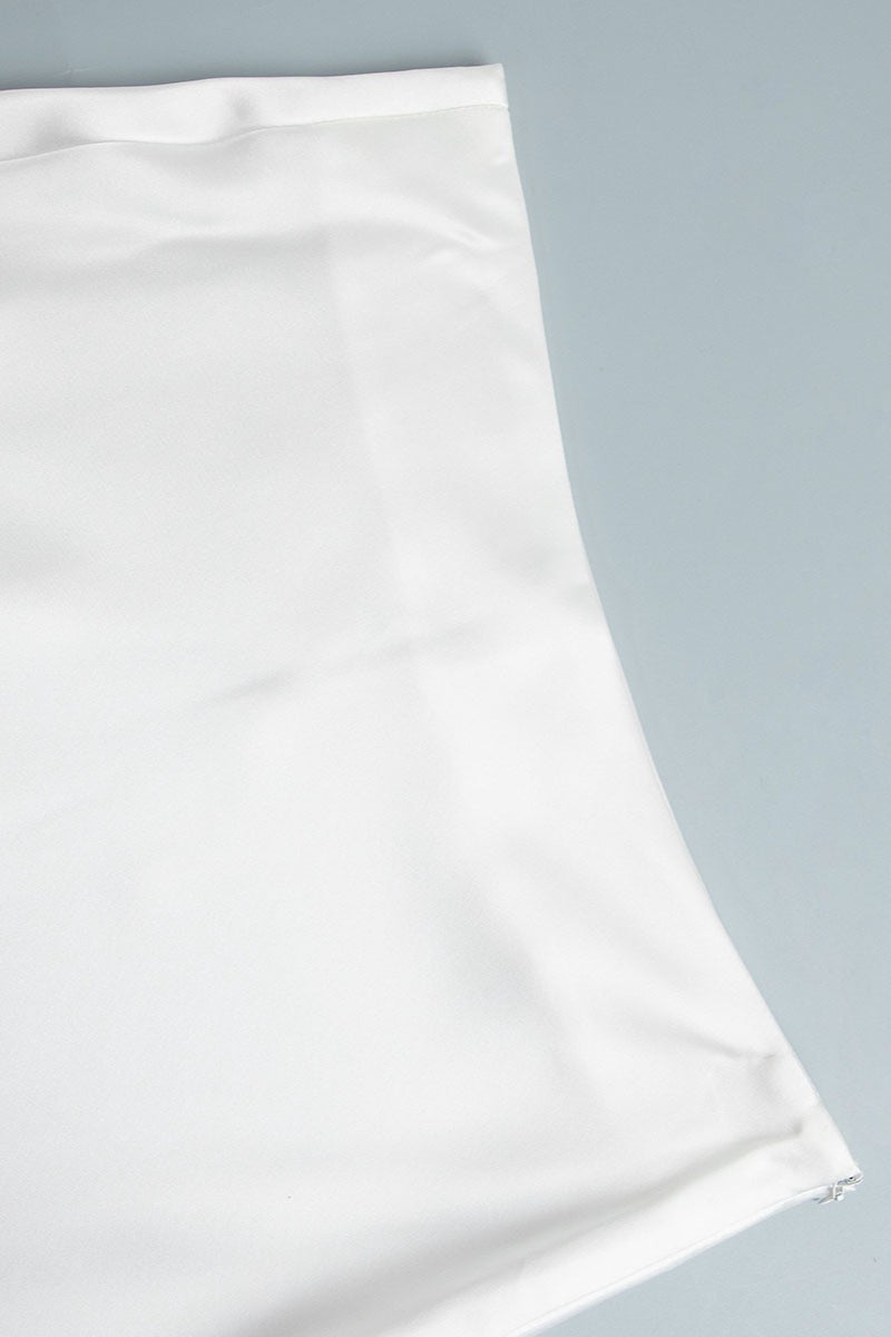 High Waist Satin Bodycon Mermaid Maxi Skirt