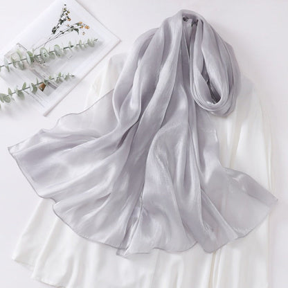 Organza Sheer Glossy Elegant Head Scarf