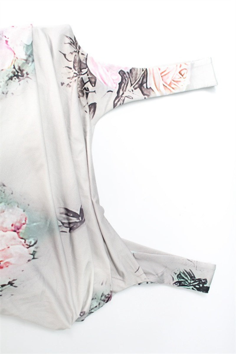 Floral Print Cami Top Side Slit Skirt Set