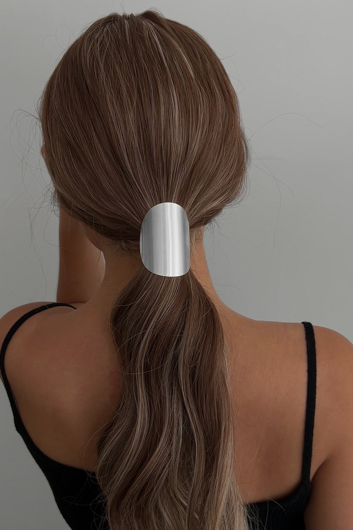 Exaggerated Geometric Metal Hair Cuff