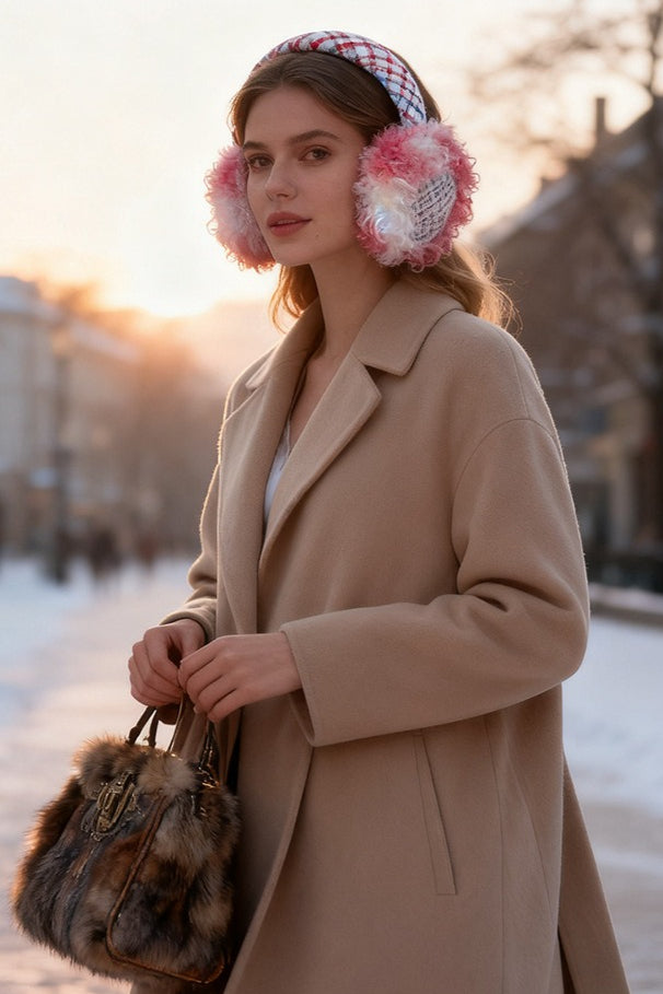 Cozy Curly Faux Fur Cold Weather Earmuffs