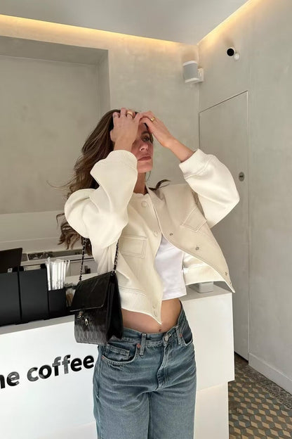 Oversized Pocket Bomber Jacket