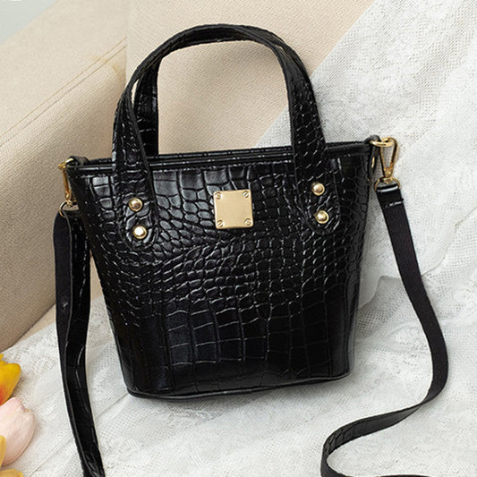 Bolso bandolera informal liso a la moda