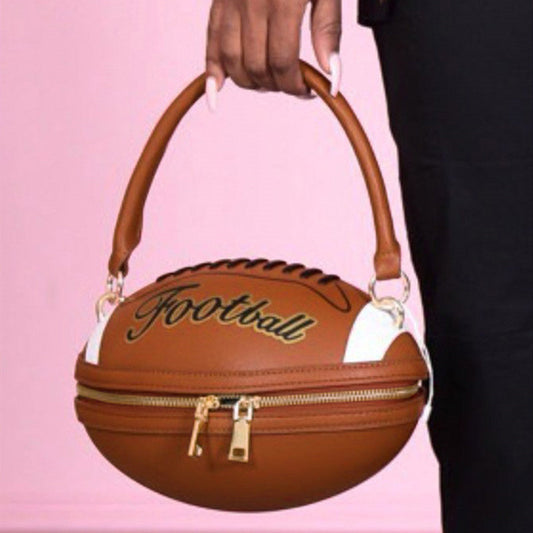 Bolso bandolera casual con estampado de letras de rugby de moda
