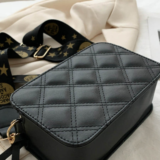 Bolso cruzado sólido informal de moda