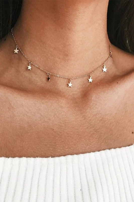 Accesorios de Moda Sencilla: Collares Sólidos