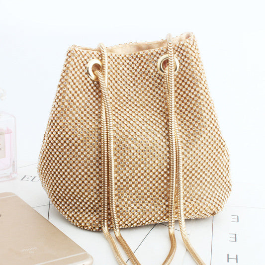 Bolsos de cubo casuales con diamantes de imitación (3 colores)