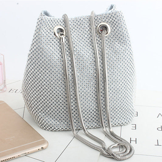 Bolsos de cubo casuales con diamantes de imitación (3 colores)