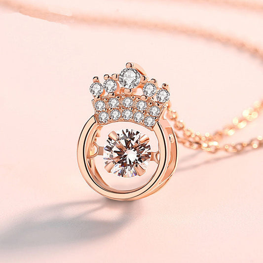 Collares de Reina con Coronas Brillantes