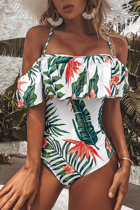 Trajes de baño con estampado Fashion Vacation y aberturas