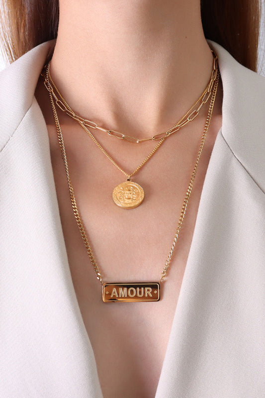 Collares sólidos de moda para el día a día