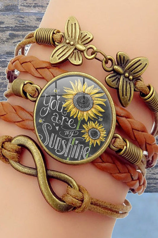 Pulseras con diseño de letras divididas de Fashion Daily