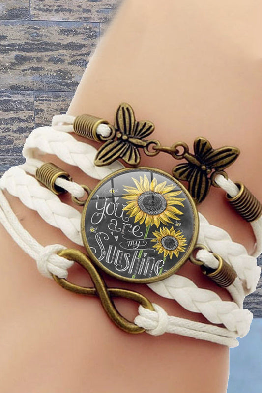 Pulseras con diseño de letras divididas de Fashion Daily