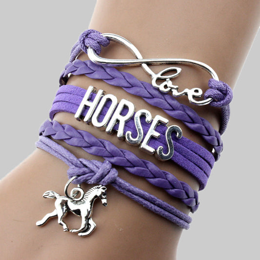 Pulseras con diseño de letras de moda para el día a día