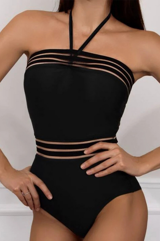 Trajes de baño de retazos sólidos para vacaciones
