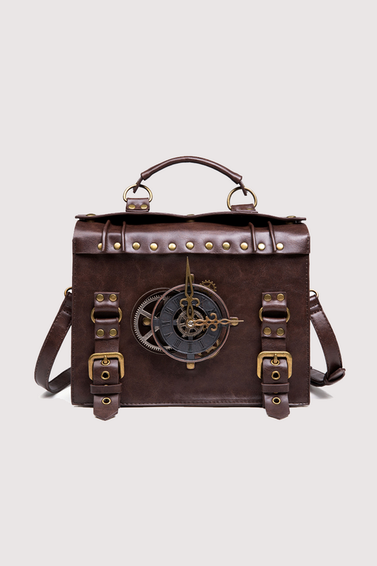 Bolsos de decoración con accesorios de metal y remaches de patchwork vintage urbanos
