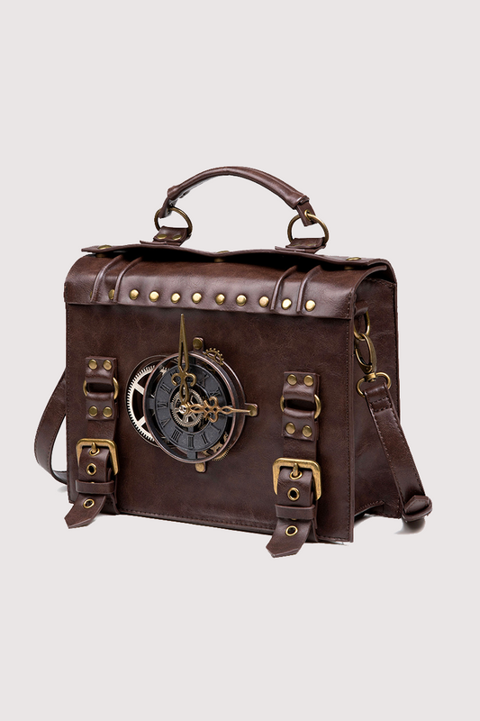 Bolsos de decoración con accesorios de metal y remaches de patchwork vintage urbanos