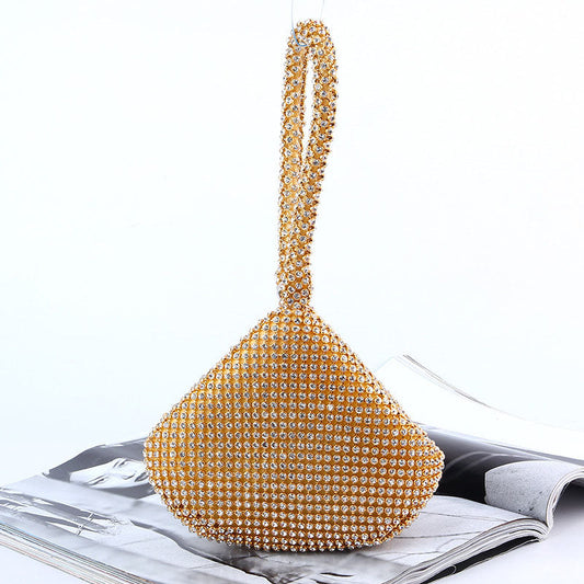 Bolsos de moda con patchwork de diamantes de imitación
