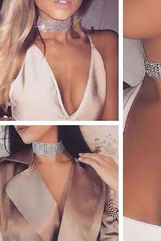 Moda Sexy Perforación Caliente Parches Collares