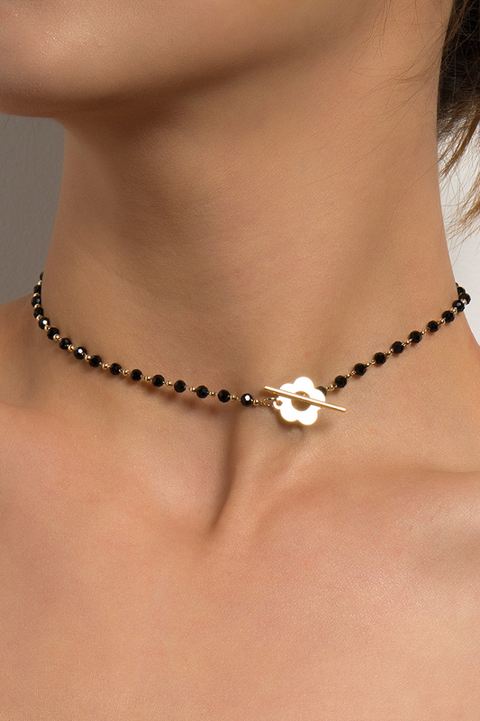 Collares de tubo con cuentas, tipo patchwork, sexys y a la moda