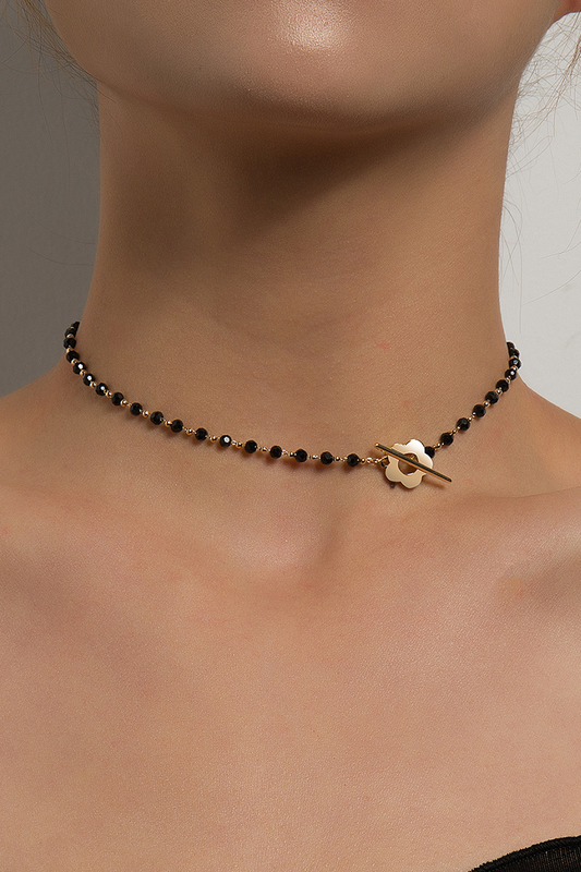 Collares de tubo con cuentas, tipo patchwork, sexys y a la moda