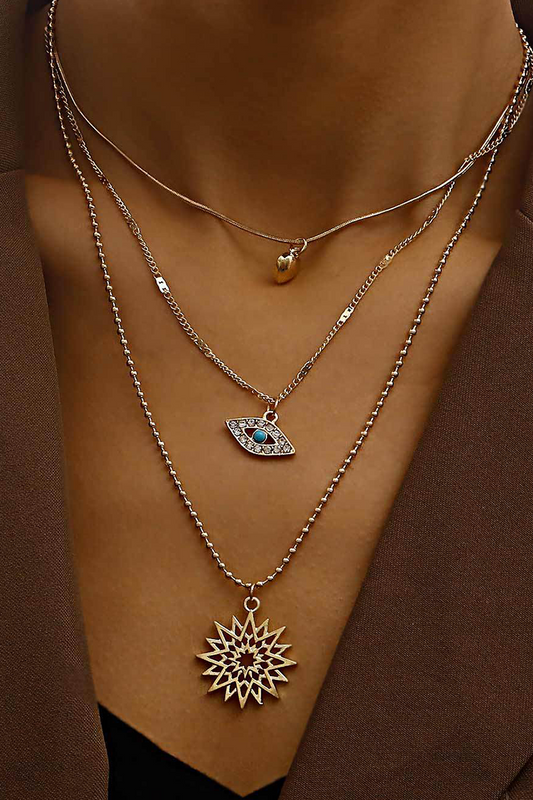 Collares con diamantes de imitación perforados en caliente con retazos urbanos y sensuales