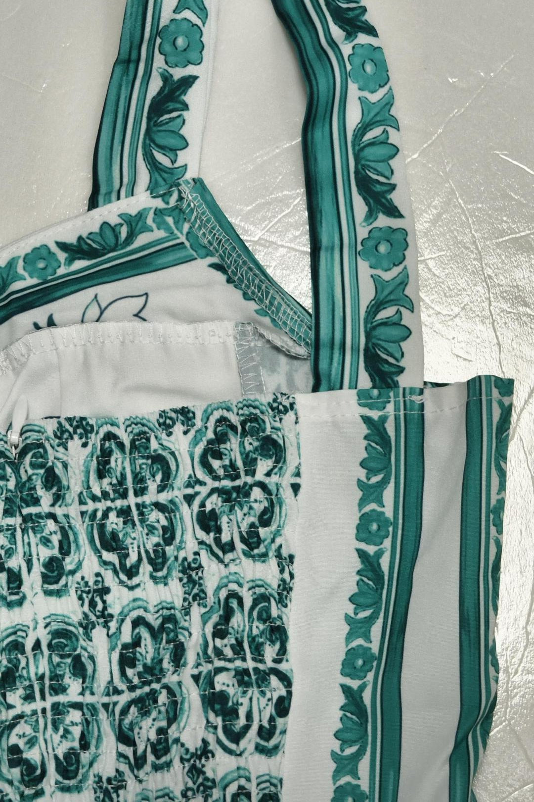 Ethnic Print Flowy Maxi Boho Dress