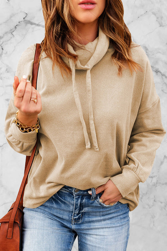 Sudadera con capucha y cuello de bufanda para hombre (5 colores)