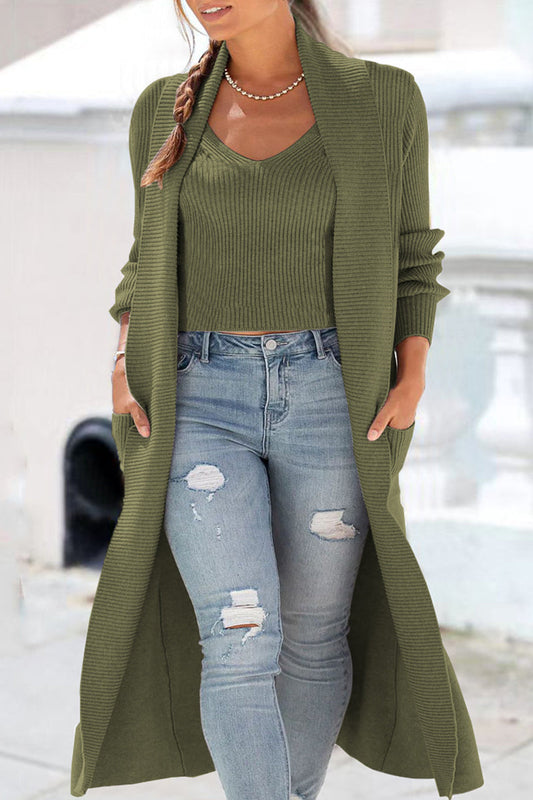 Conjunto de dos piezas de color liso con bufanda y cuello (6 colores)