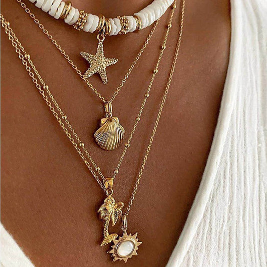 Collares estilo patchwork casual diario vintage