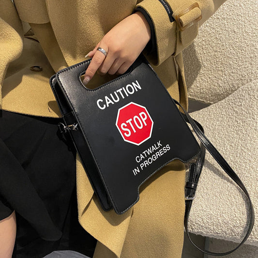 Bolsos casuales con estampado de letras y retazos (5 colores)