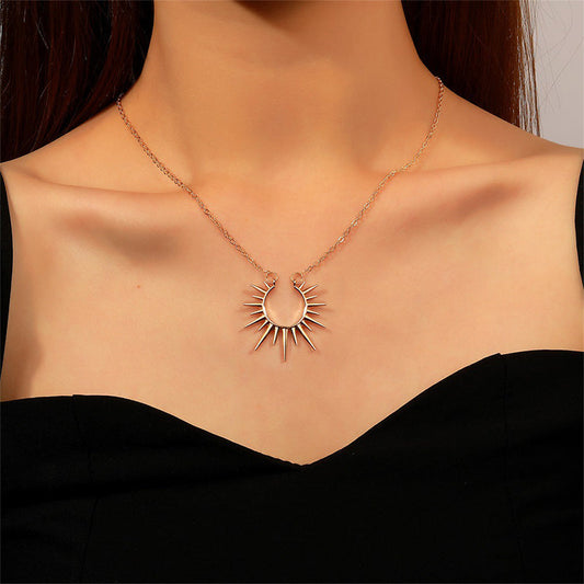 Collares elegantes universitarios de retazos sólidos