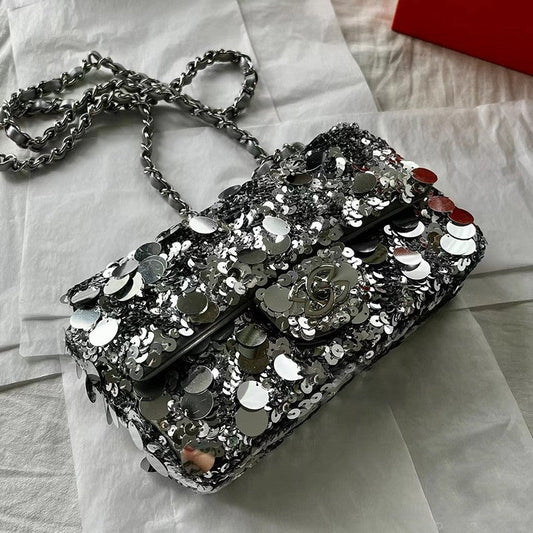 Bolsos Casuales de Retazos con Lentejuelas