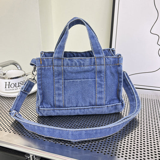 Bolsos informales lisos con cremallera y retales