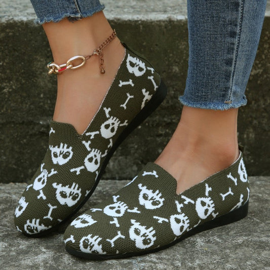 Zapatos Cómodos Casuales Redondos de Retazos