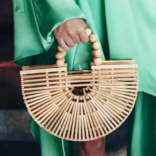 Bolsos Casuales de Malla Sólida con Retazos