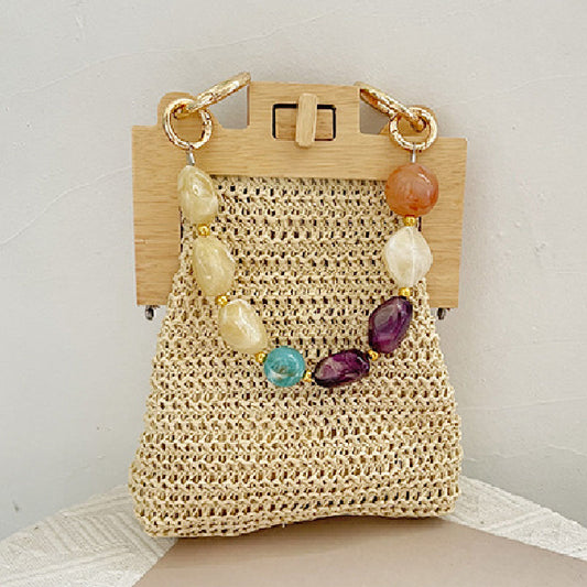 Bolsos informales de tejido patchwork vintage para vacaciones