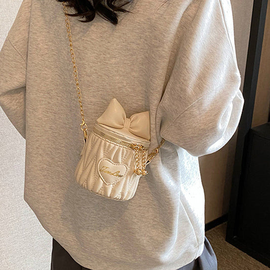 Bolsos con estampado de retazos y lazo diarios (5 colores)