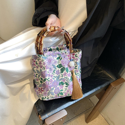 Bolsos Diarios de Retazos Estampados (3 Colores)