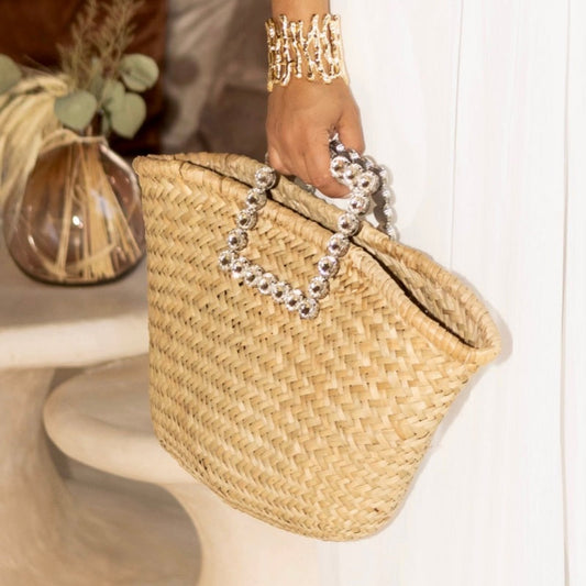Bolsos casuales diarios de retazos con tejido de pedrería
